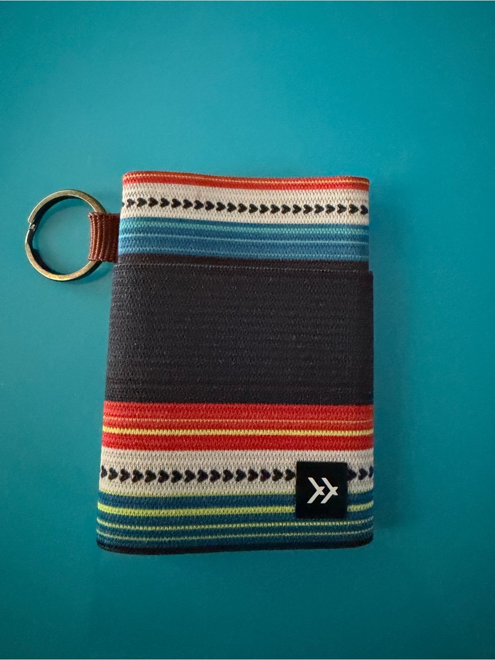 Thread Wallets Elastic Card Holder Wallet + Matching Lanyard Keychain NEW